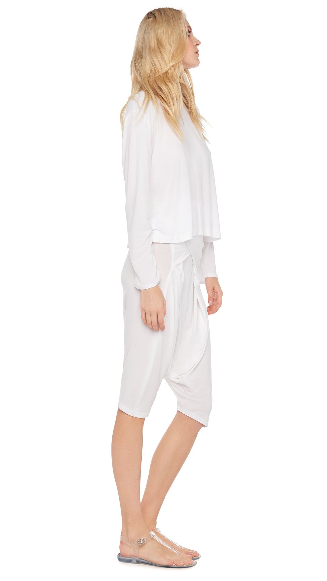 CROPPED BF LONG SLEEVE CREW TOP #4