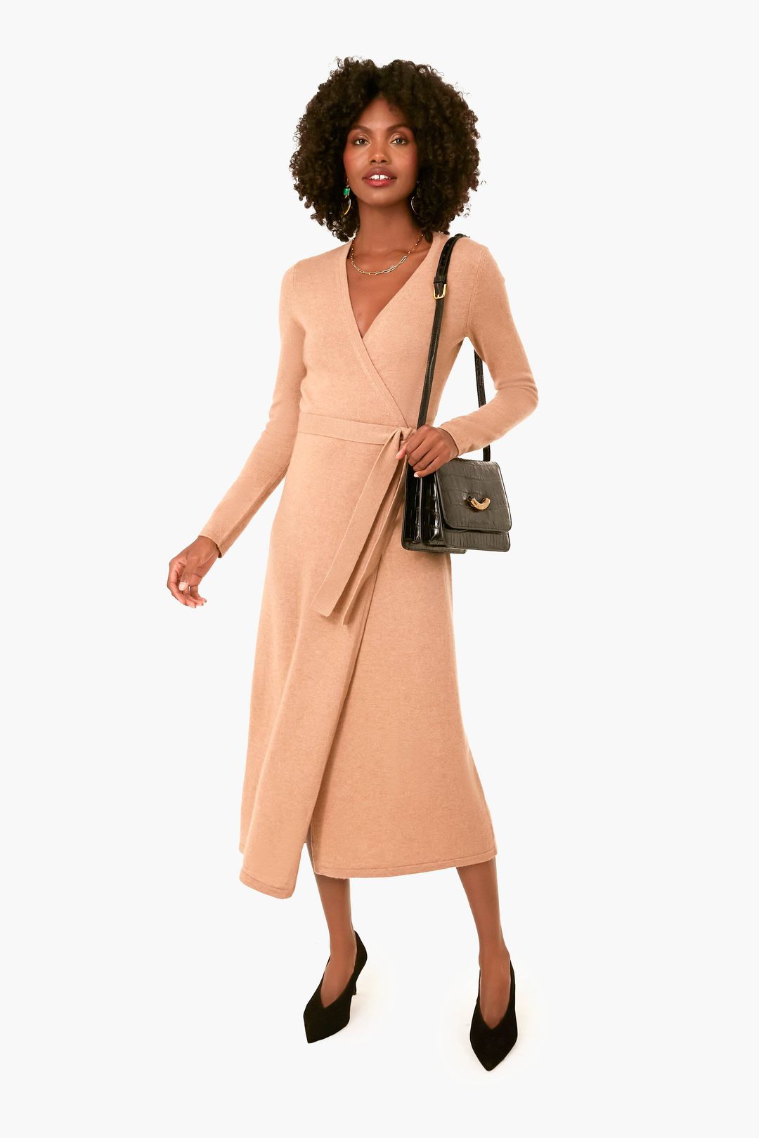 Black Suede Fabienne Heels #5