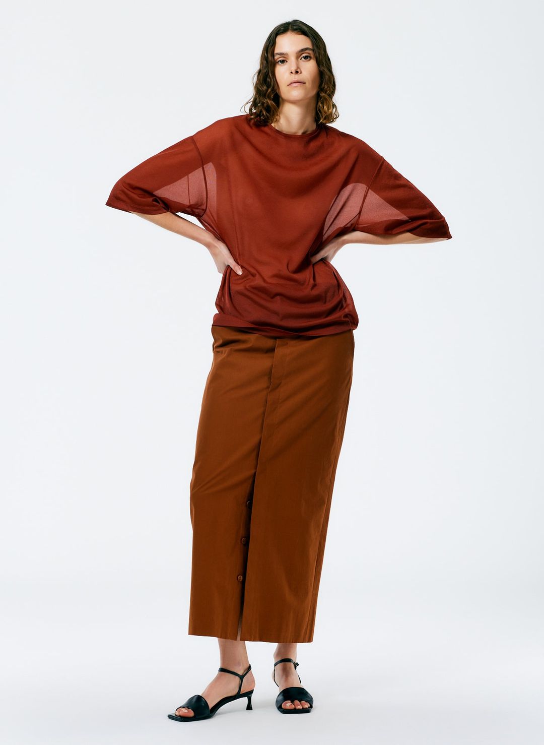 Sheer Gauze Easy T-Shirt #3