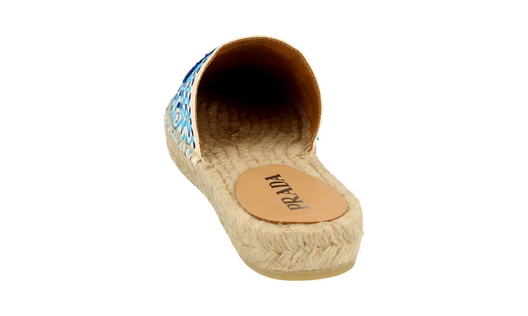 Espadrilles Mules Slides Sandals Shoes - 1S155M Blue #6