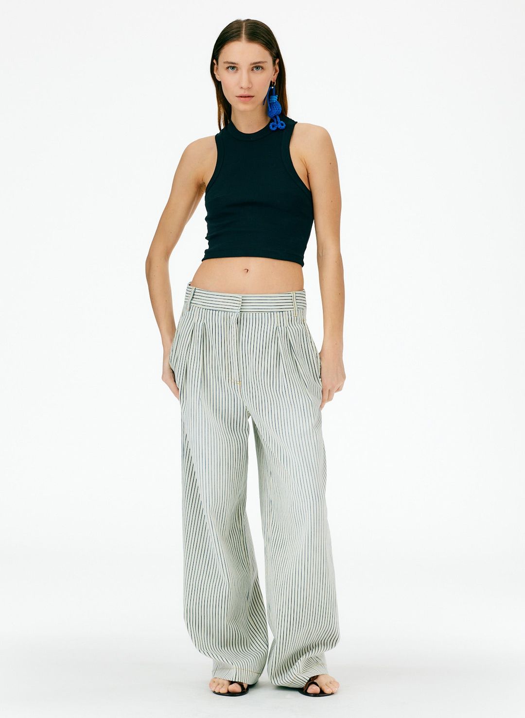 Ribbed T-Shirt Cropped Tank #5