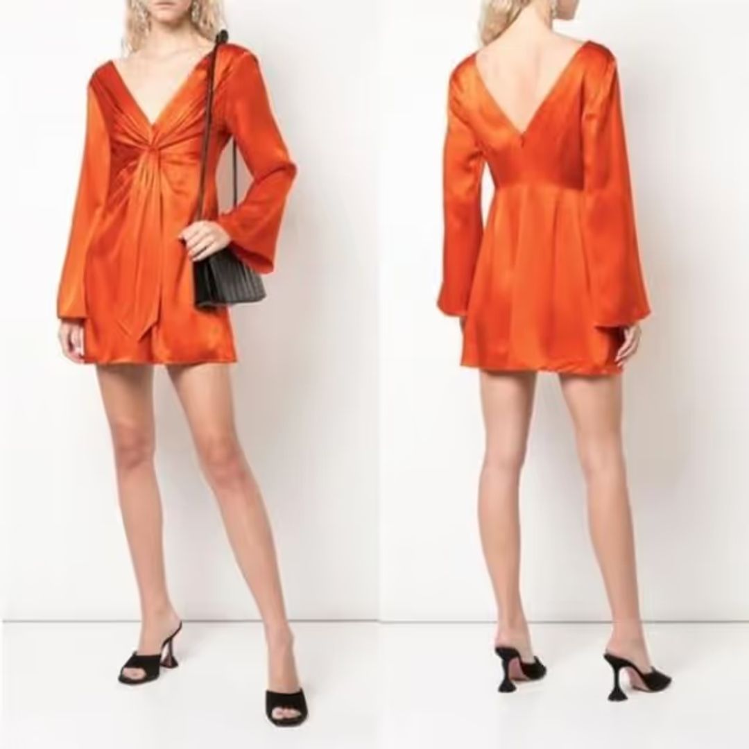 Caelen Dress in Orange #3