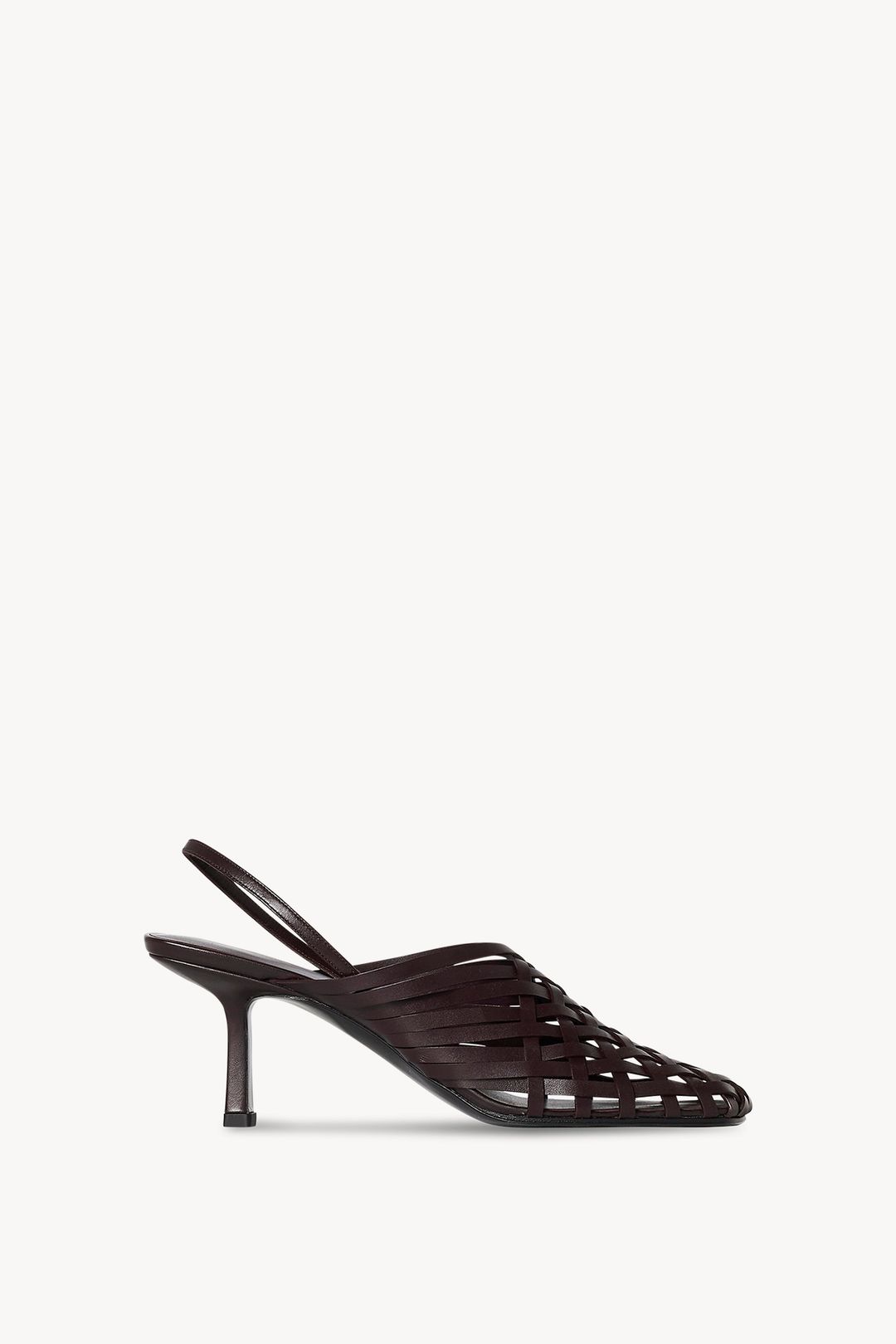 Woven Mule in Leather