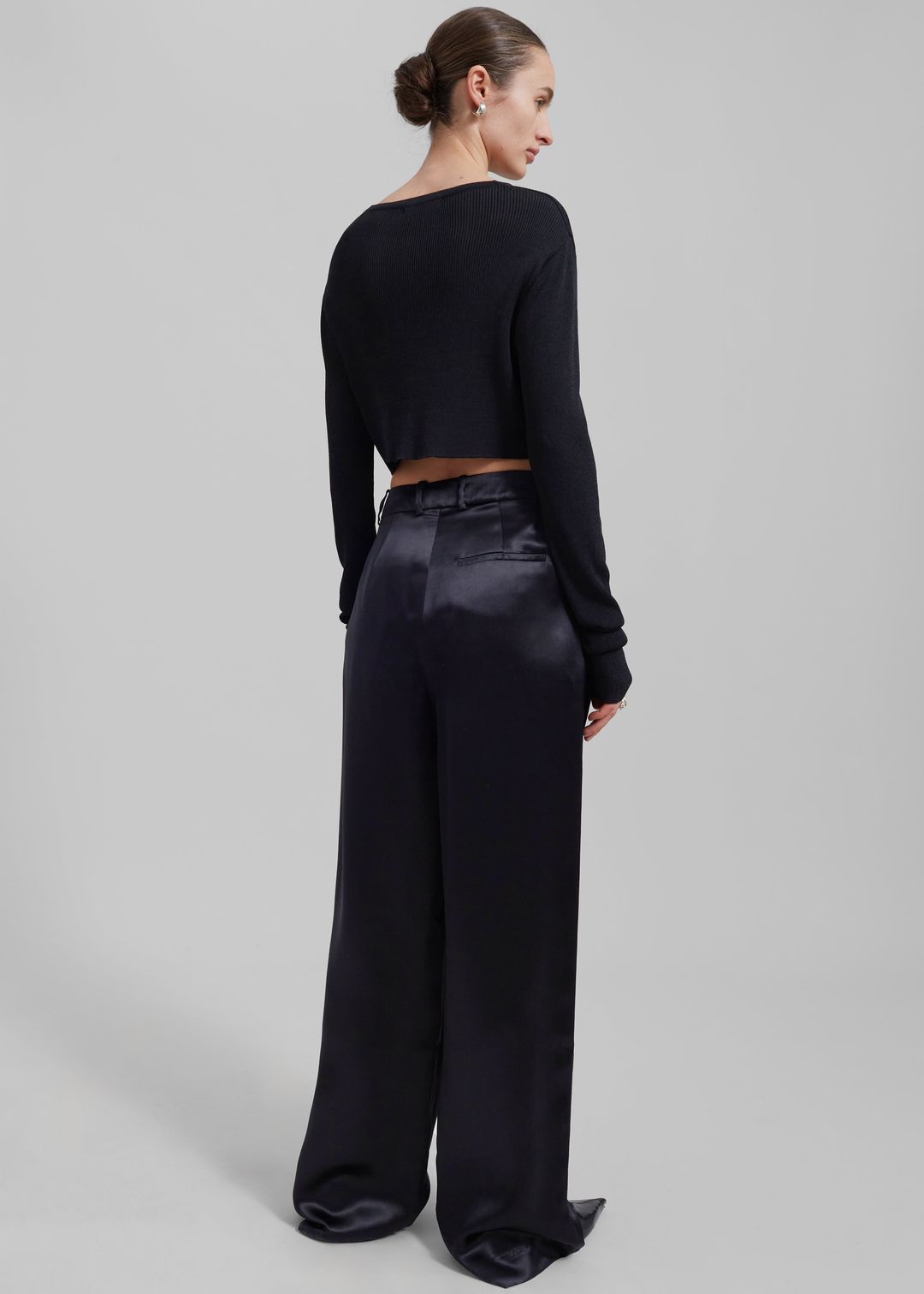 Loulou Studio Vione Pants - Black #6