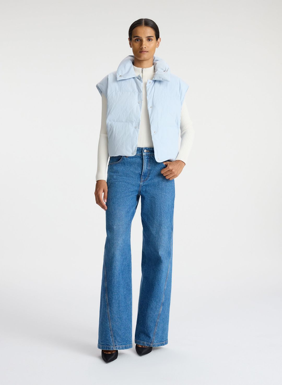 Tristan Convertible Quilted Nylon Jacket