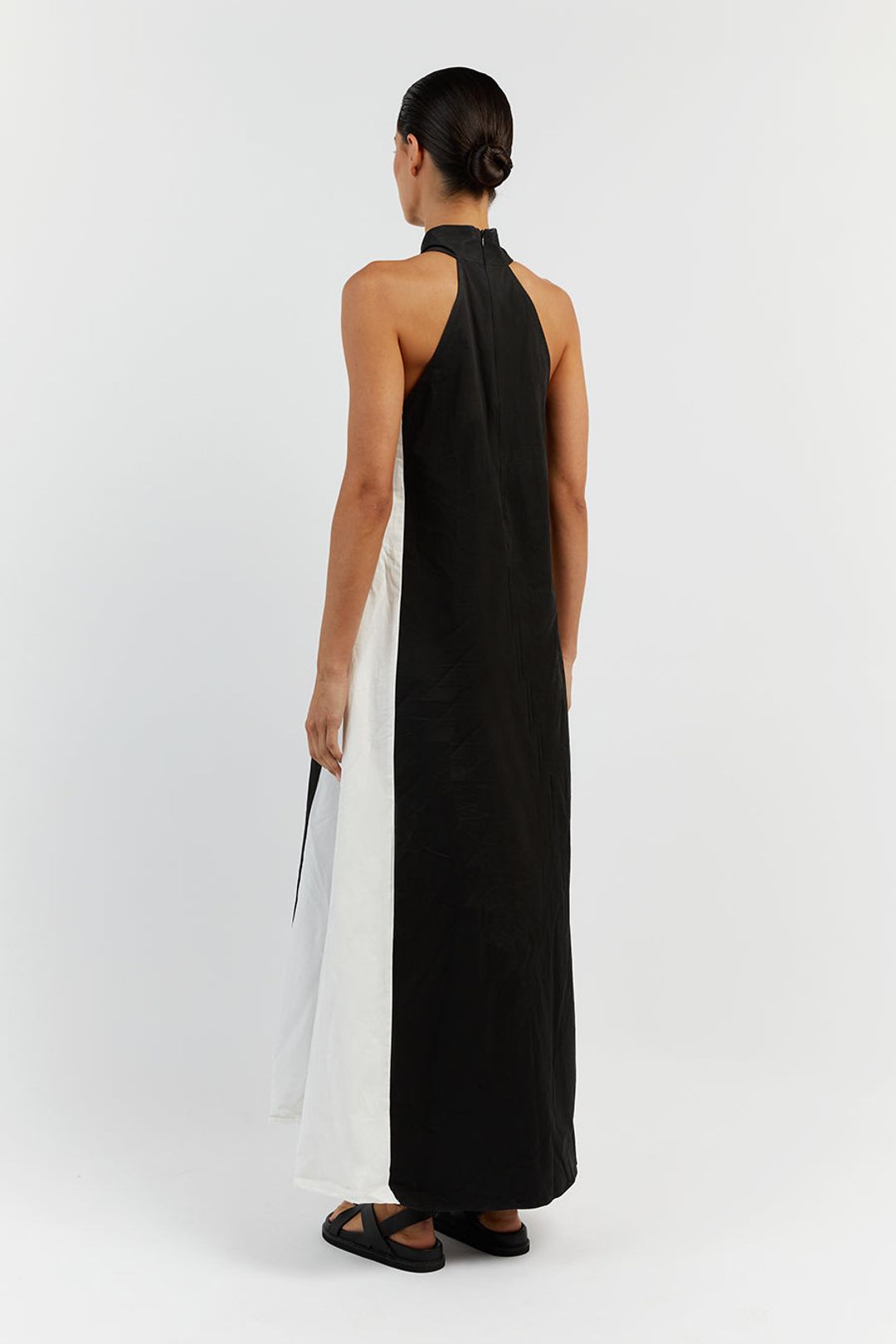 AURORA COTTON TWO TONE MIDI DRESS #3