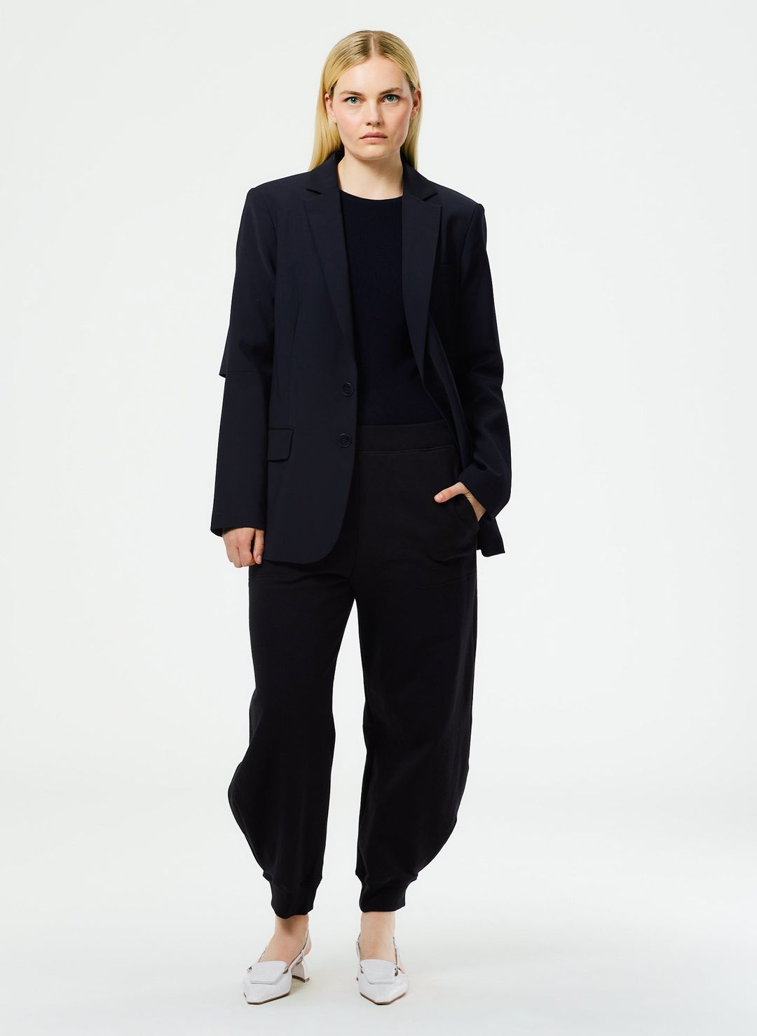 Tropical Wool Cutout Sleeve Marlon Blazer #5