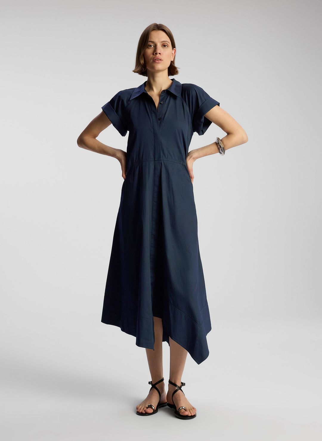 Julianna Cotton Midi Shirtdress #3