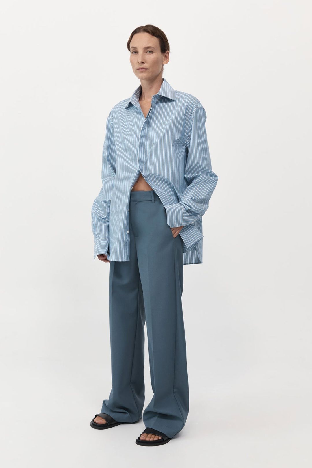 Homme Shirt - Blue Stripe #4