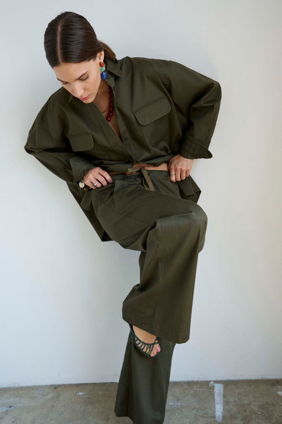 The Scrub Pant in Colonial Green #2