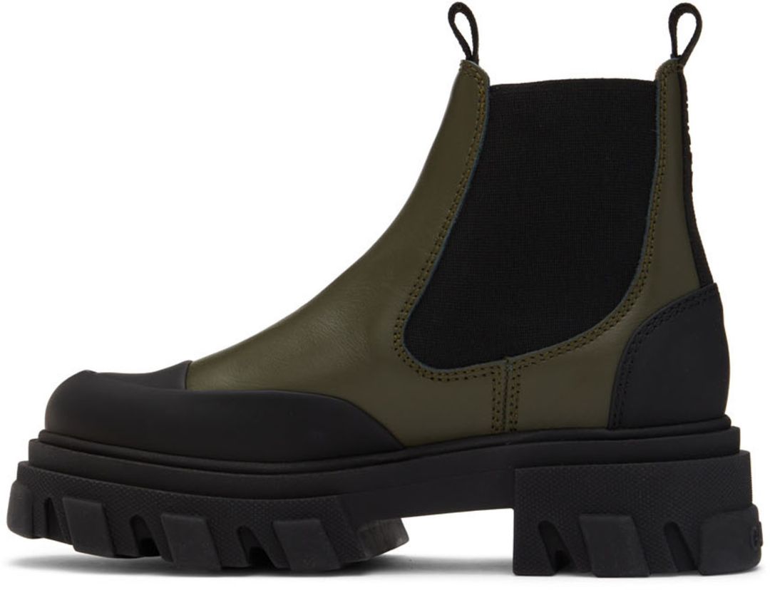 Green Low Chelsea Boots #3
