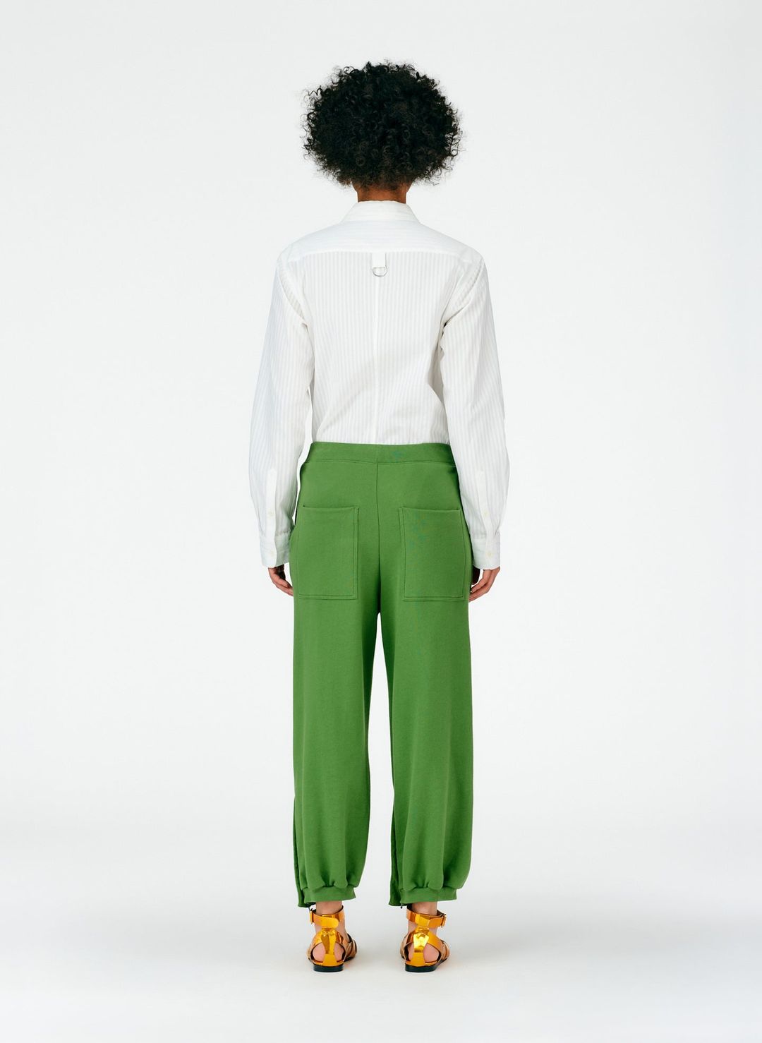 Cropped Sweatpant with Zipper #3