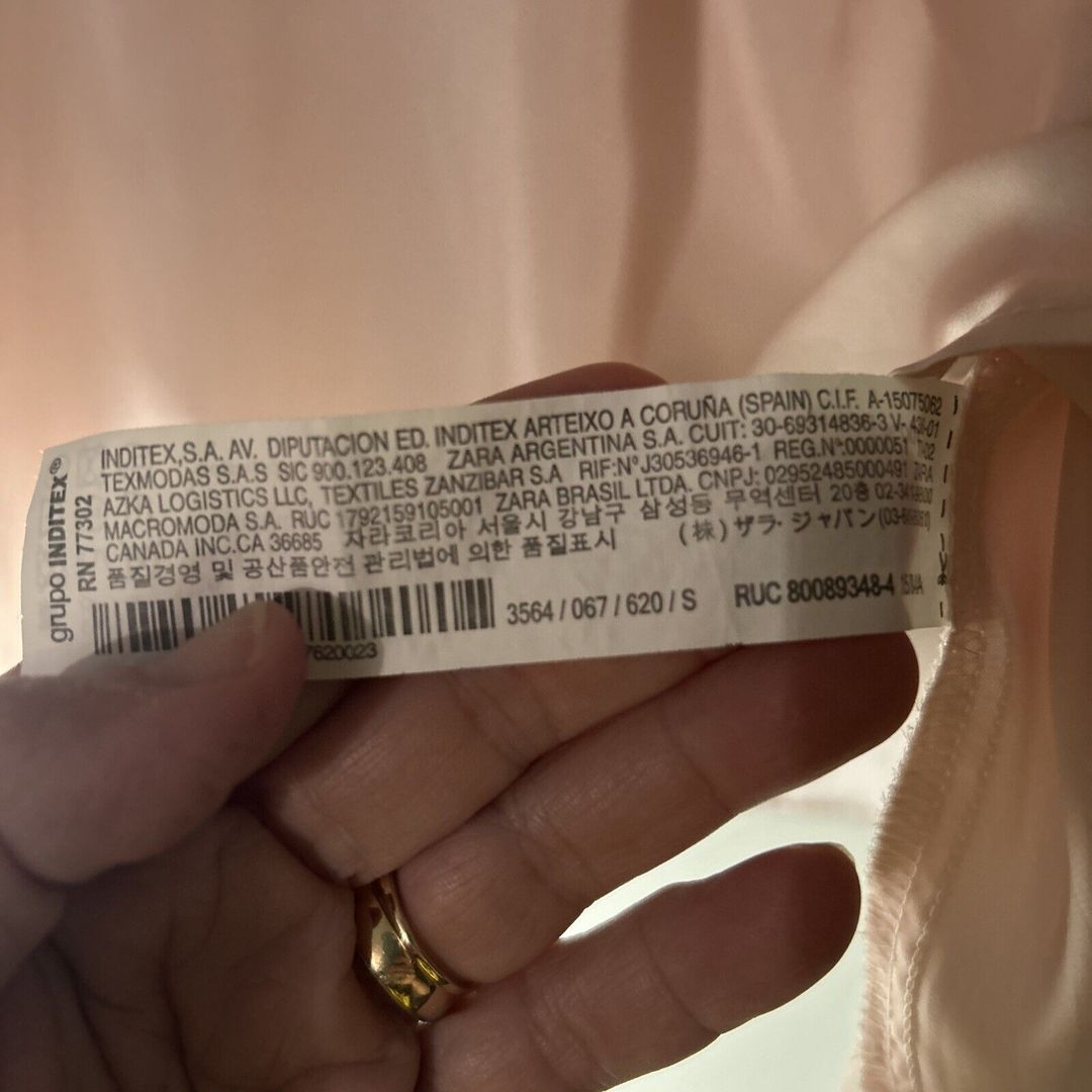 Zara Pink Sleeveless Blouse #7