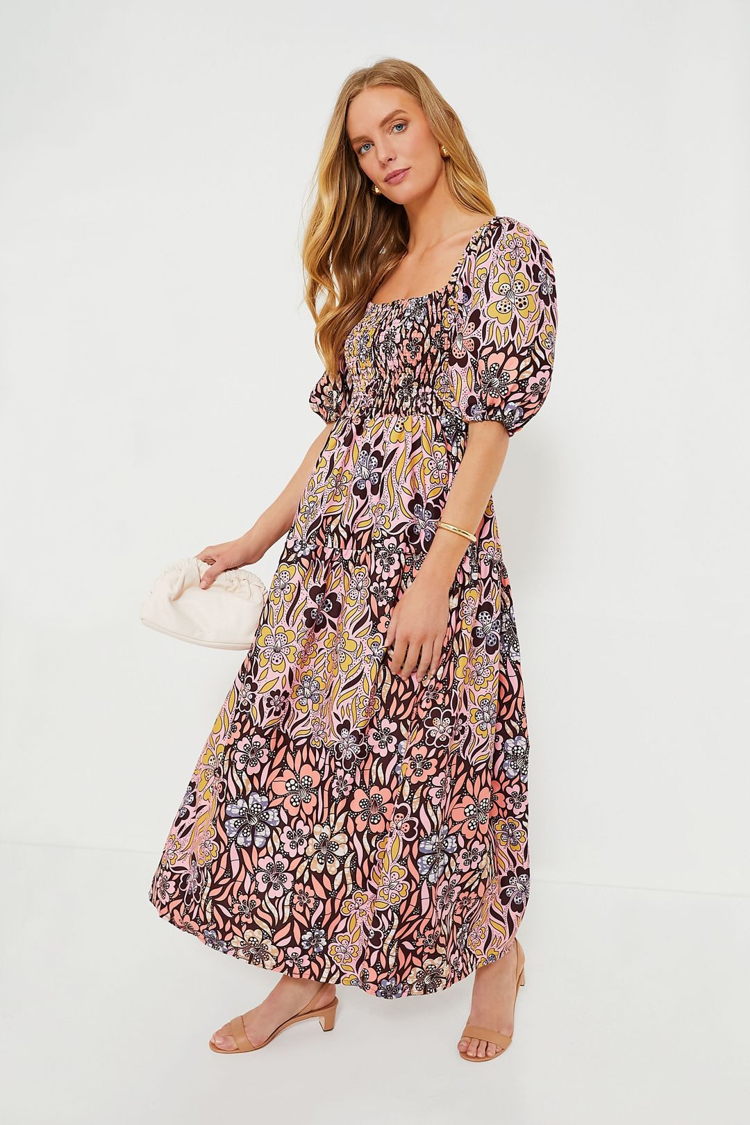 Dune Jackie Mid Heel Ankle Wrap Sandal #5