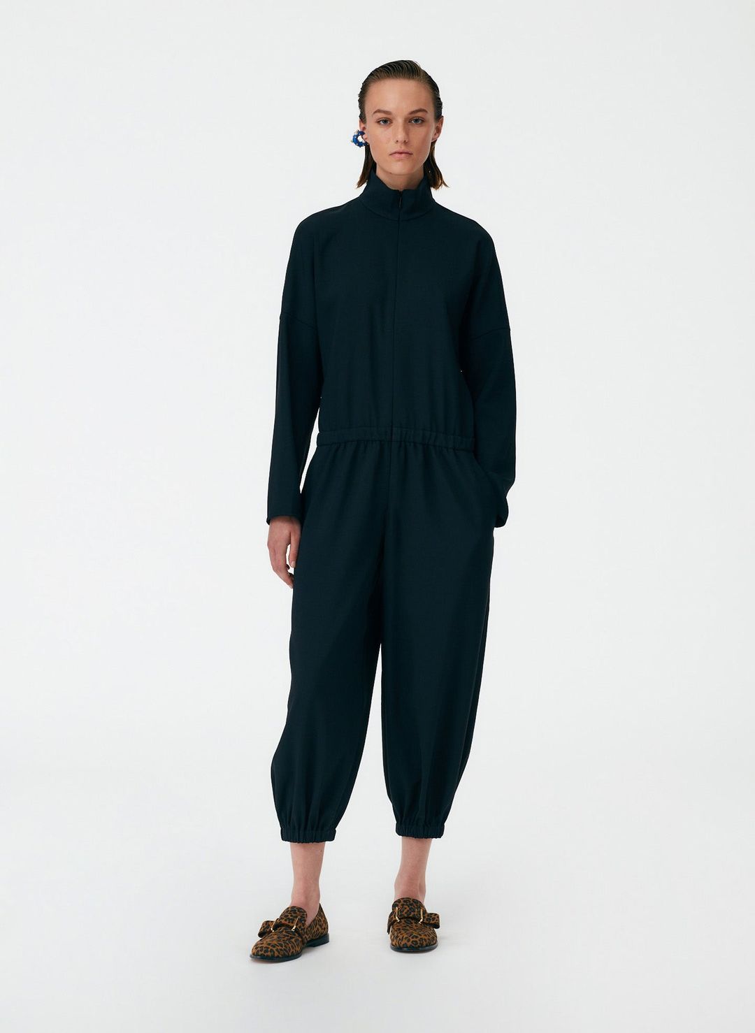 Chalky Drape Zip Up Jumpsuit #16