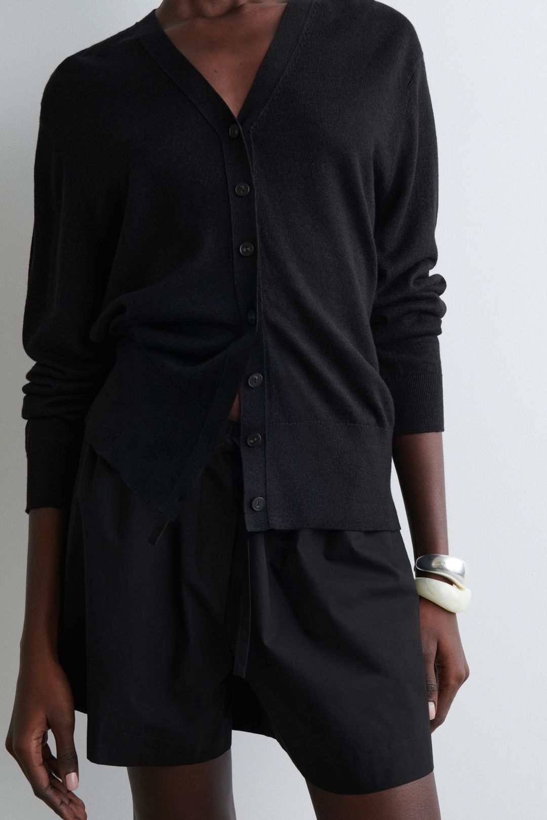 DRAWSTRING COTTON SHORTS