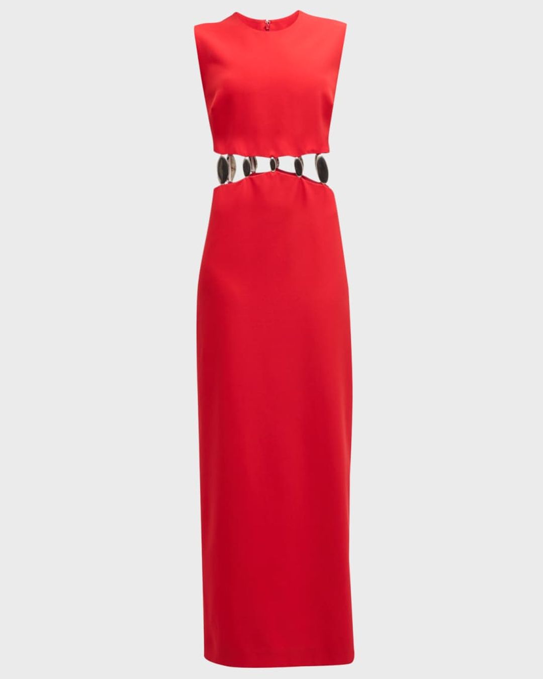 Isadora cutout embelllished crepe gown