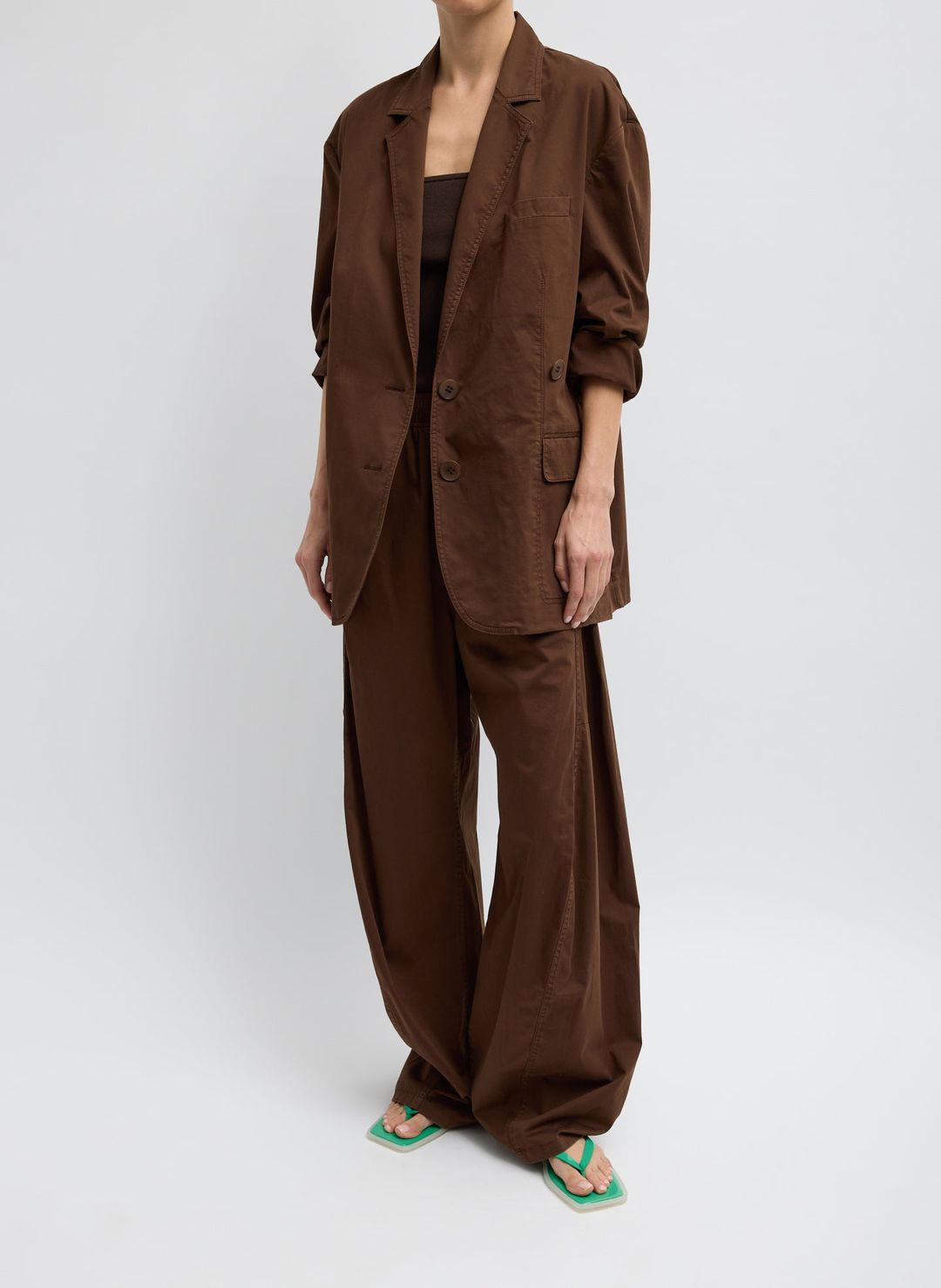 Garment Dyed Silky Cotton Liam Blazer #4