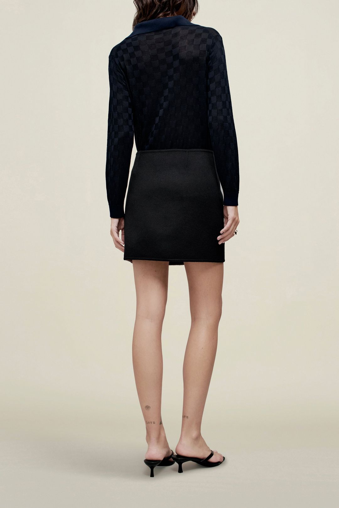 Leni Doubleface Skirt in Virgin Wool #4