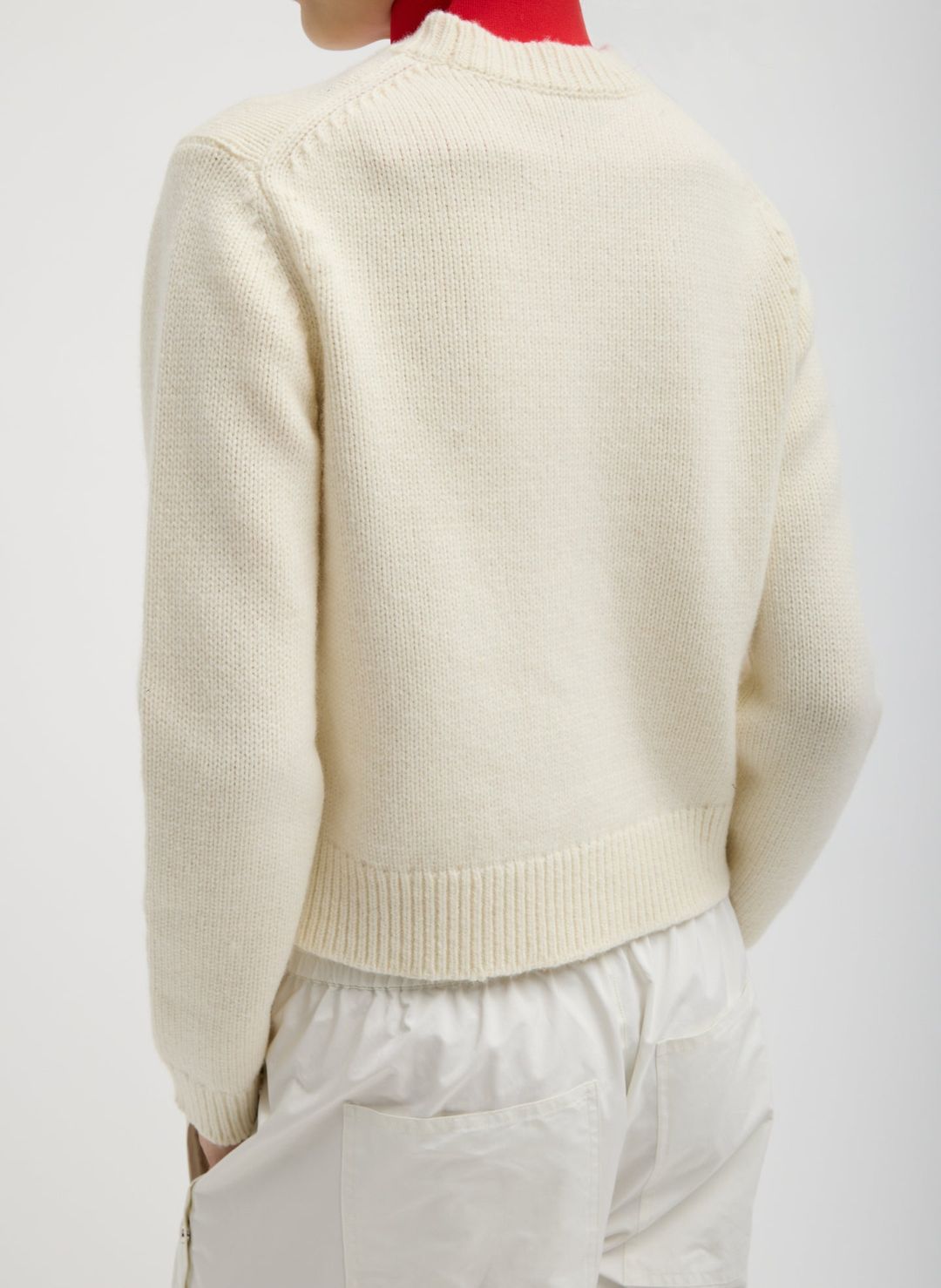 Soft Wool Ski Shrunken Sweater