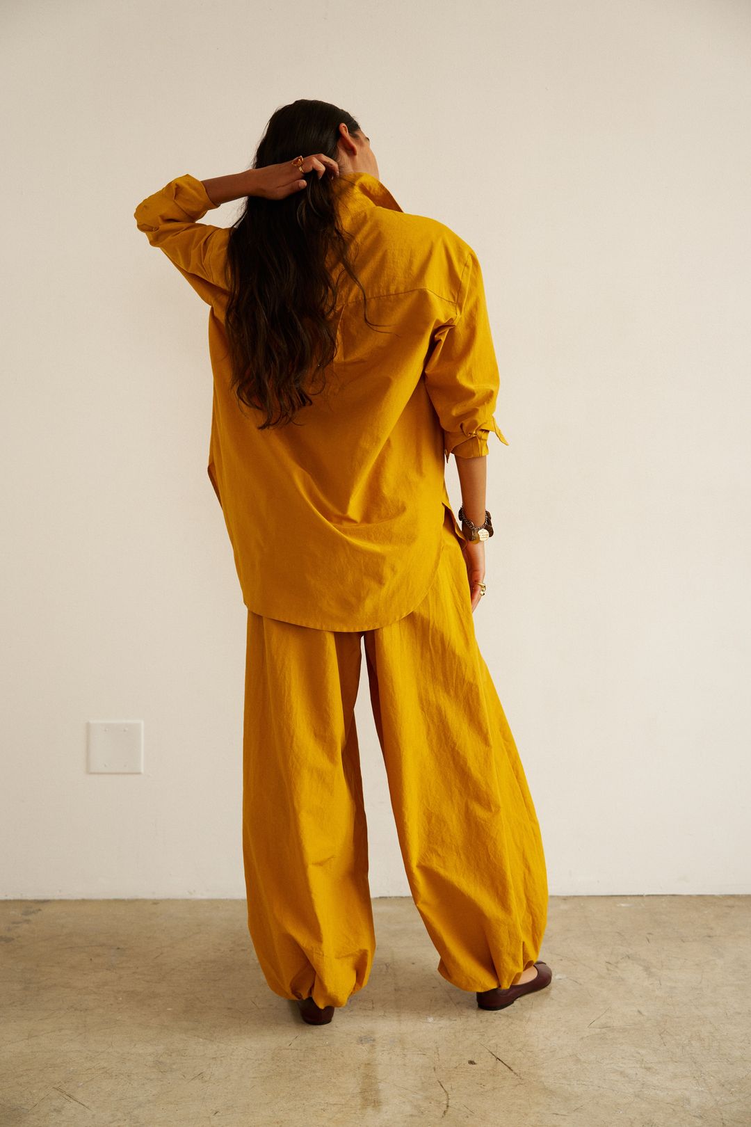 The Balloon Pant in Turmeric #17