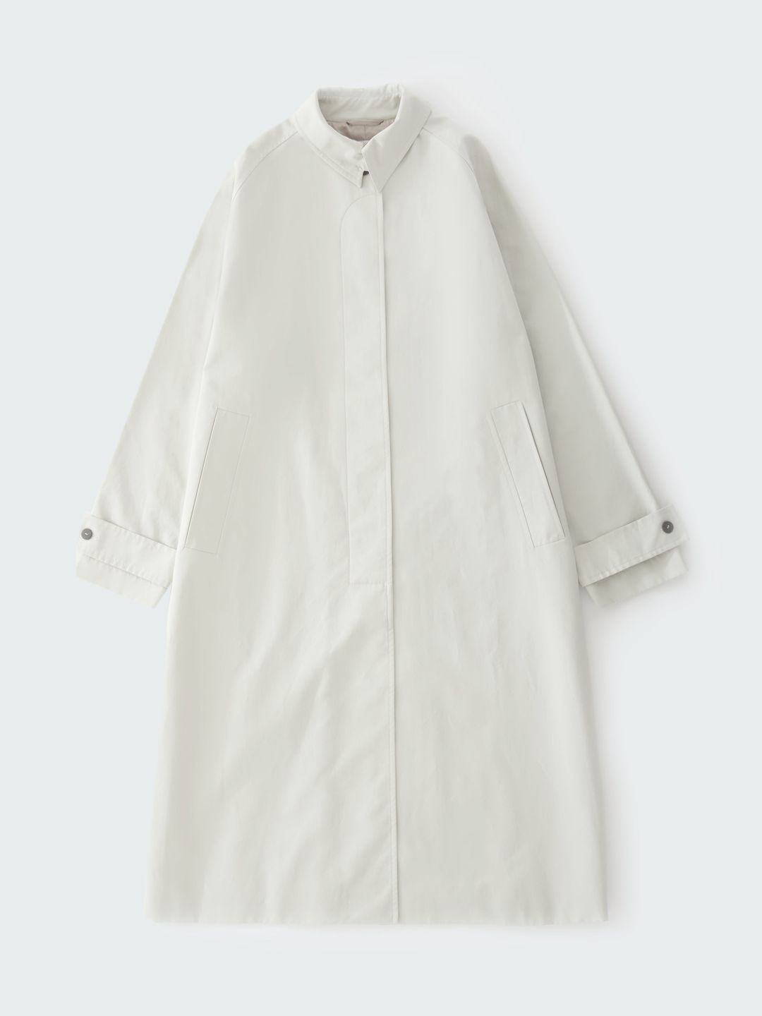 Holin Coated Cotton Coat in Dove #7