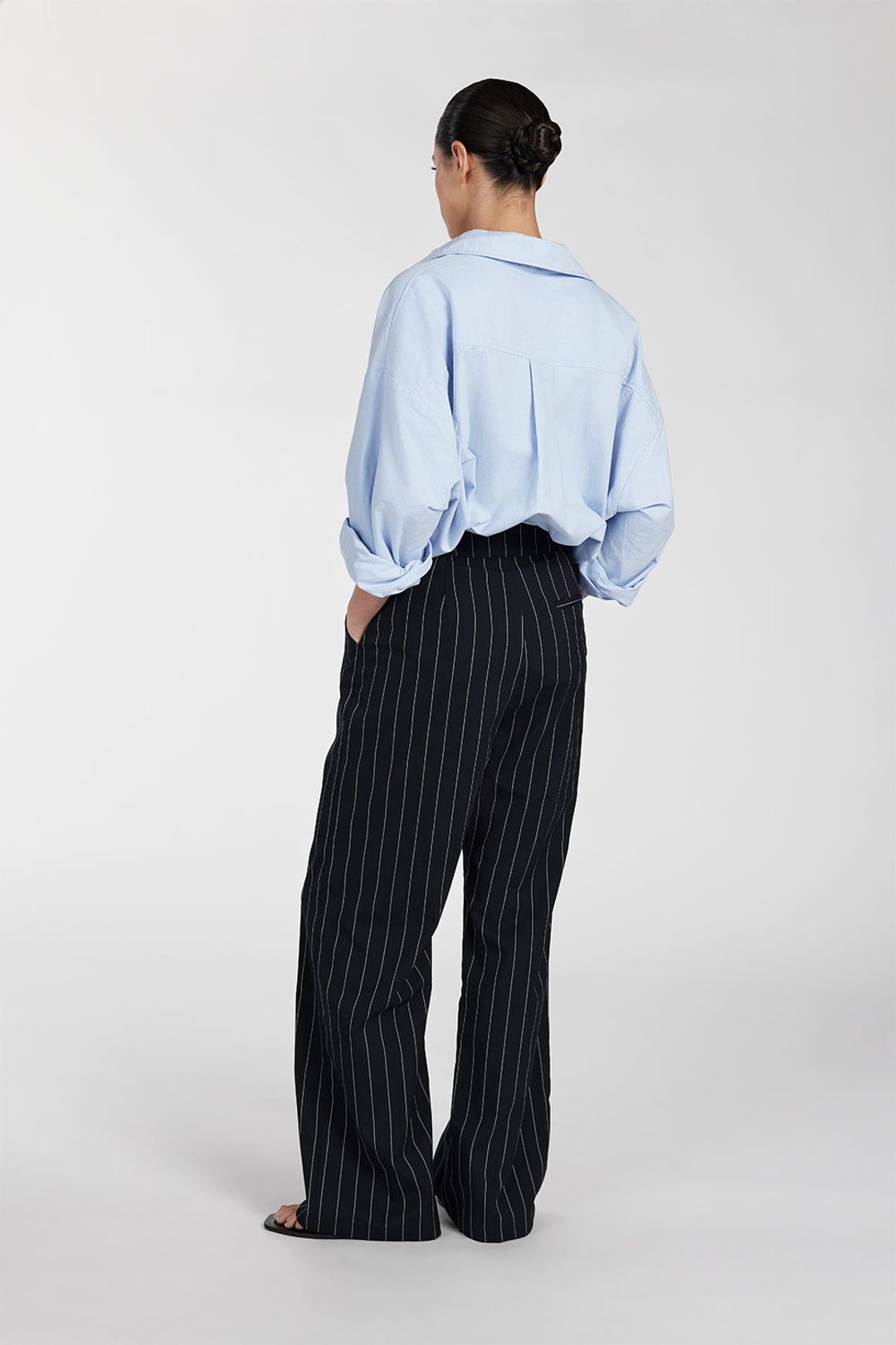 SANDER NAVY STRIPE PANT #4