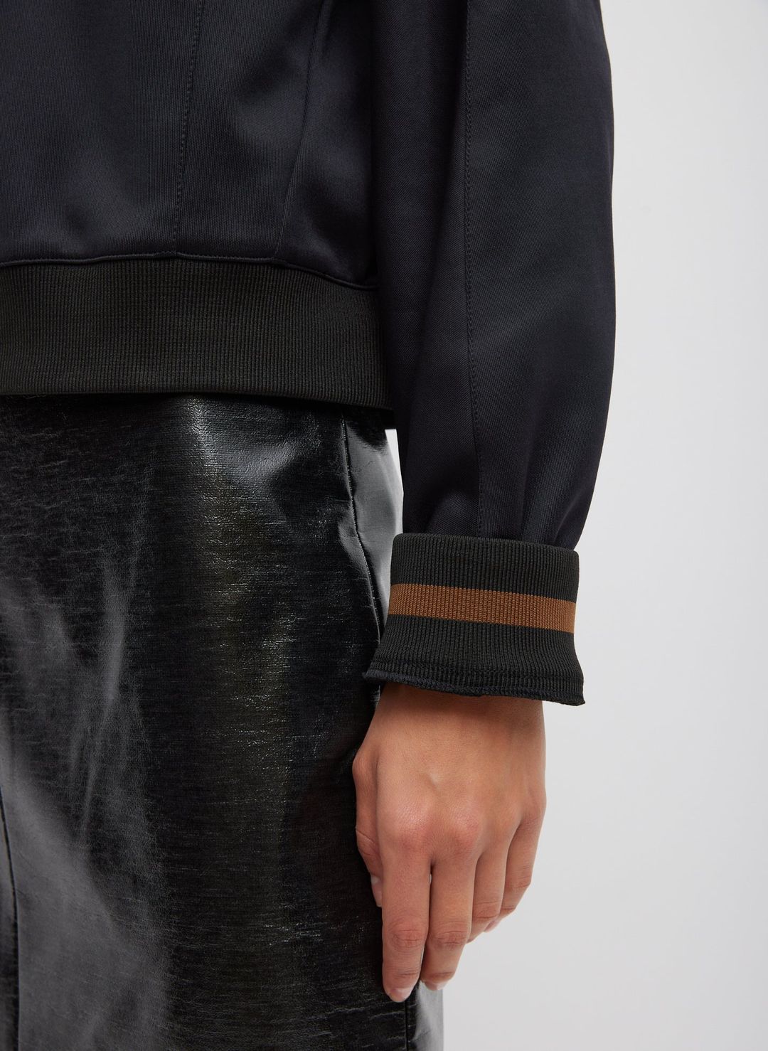 Active Knit Cropped Sweatshirt #4