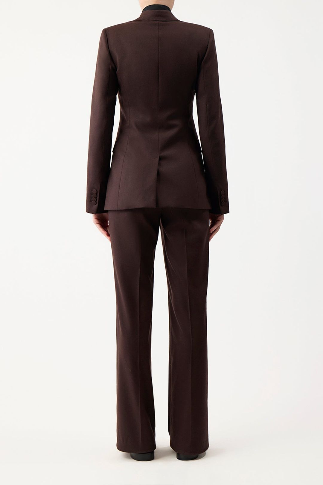Vesta Pant in Chocolate Superfine Wool #4