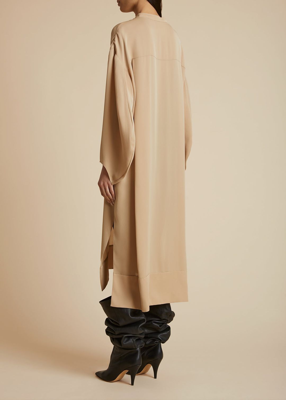 The Brom Dress in Beige #3