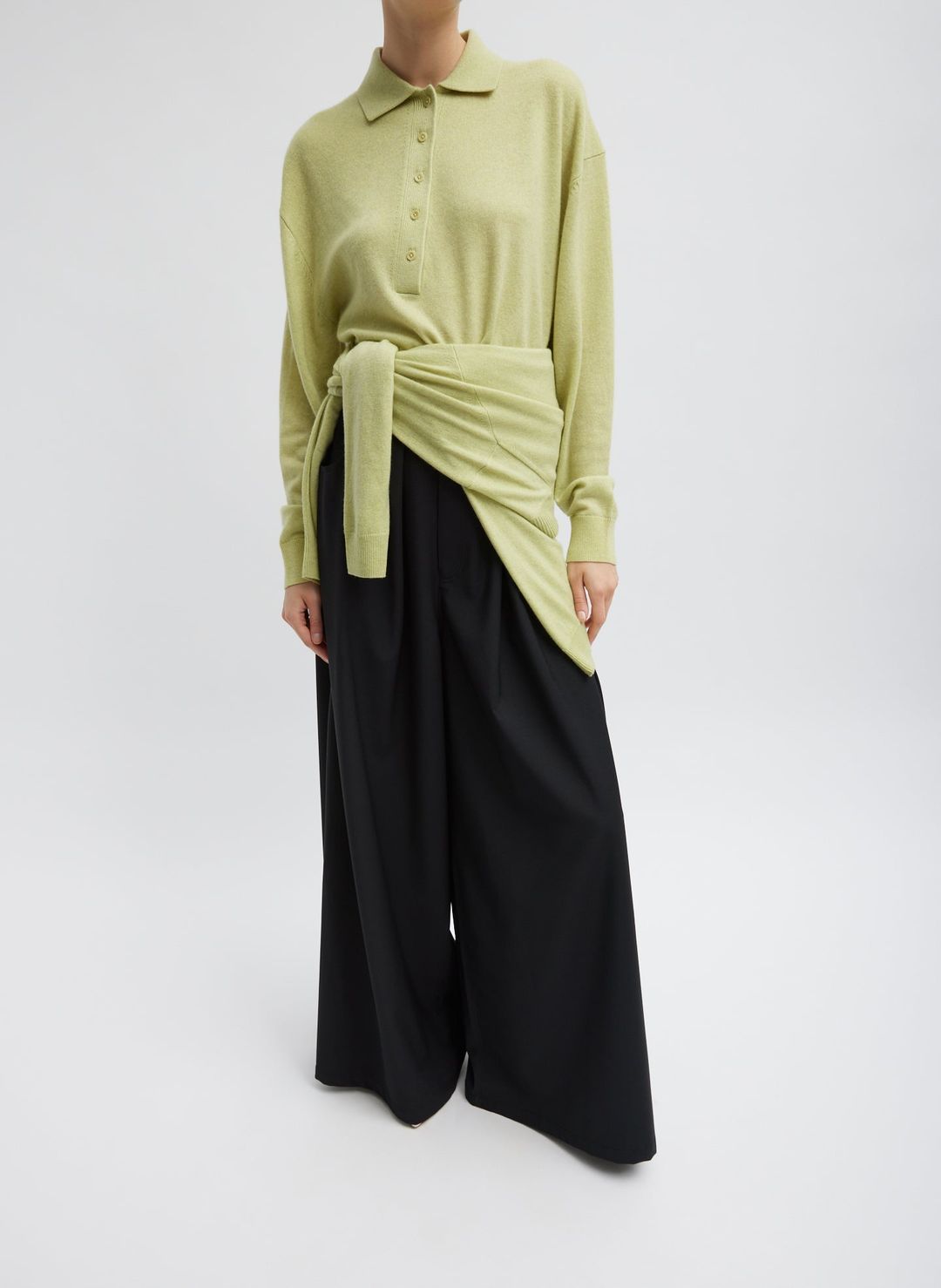 Tropical Wool Walker Wide Leg Pant #10