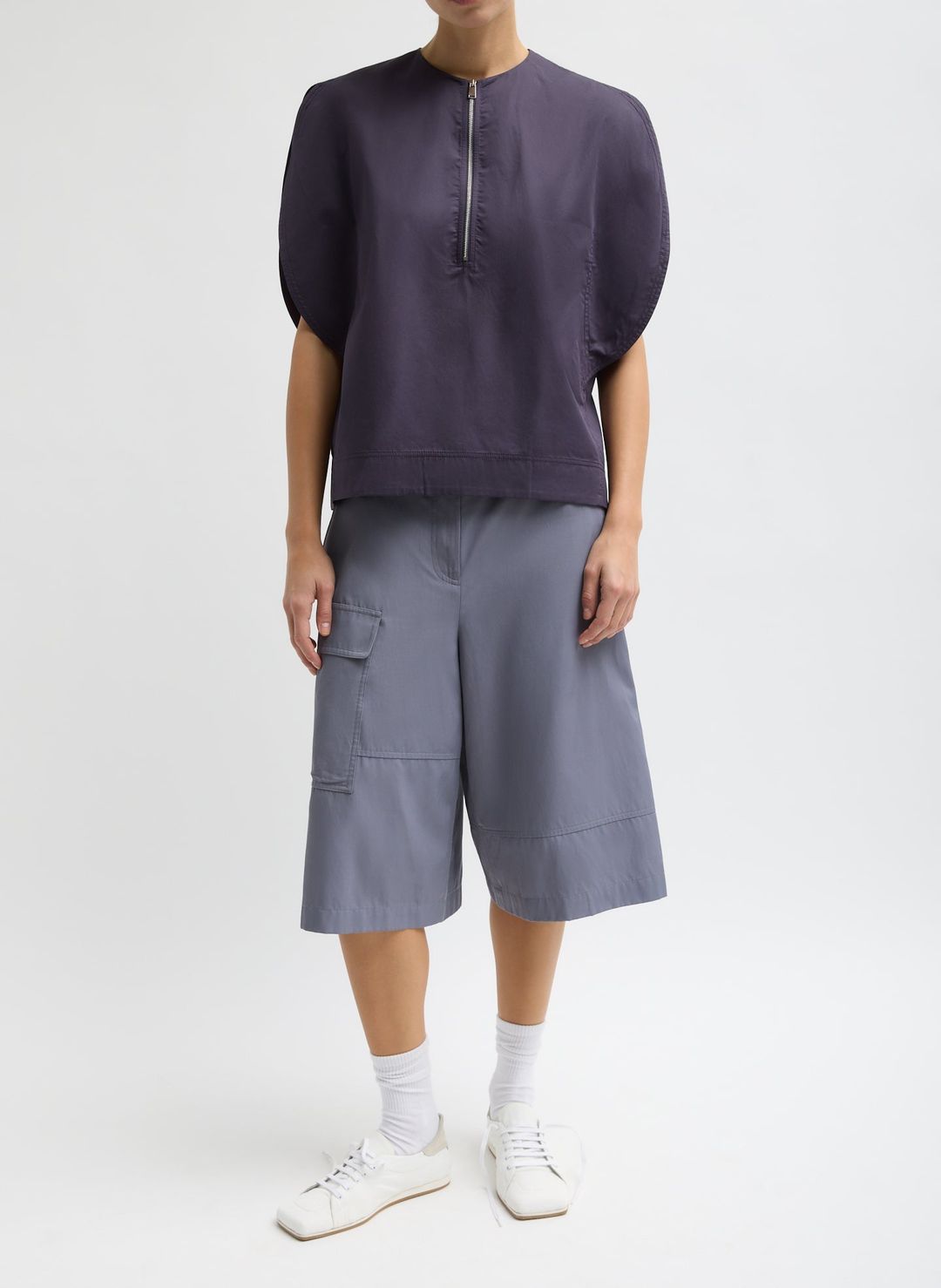 Eco Poplin Balloon Origami Top #2
