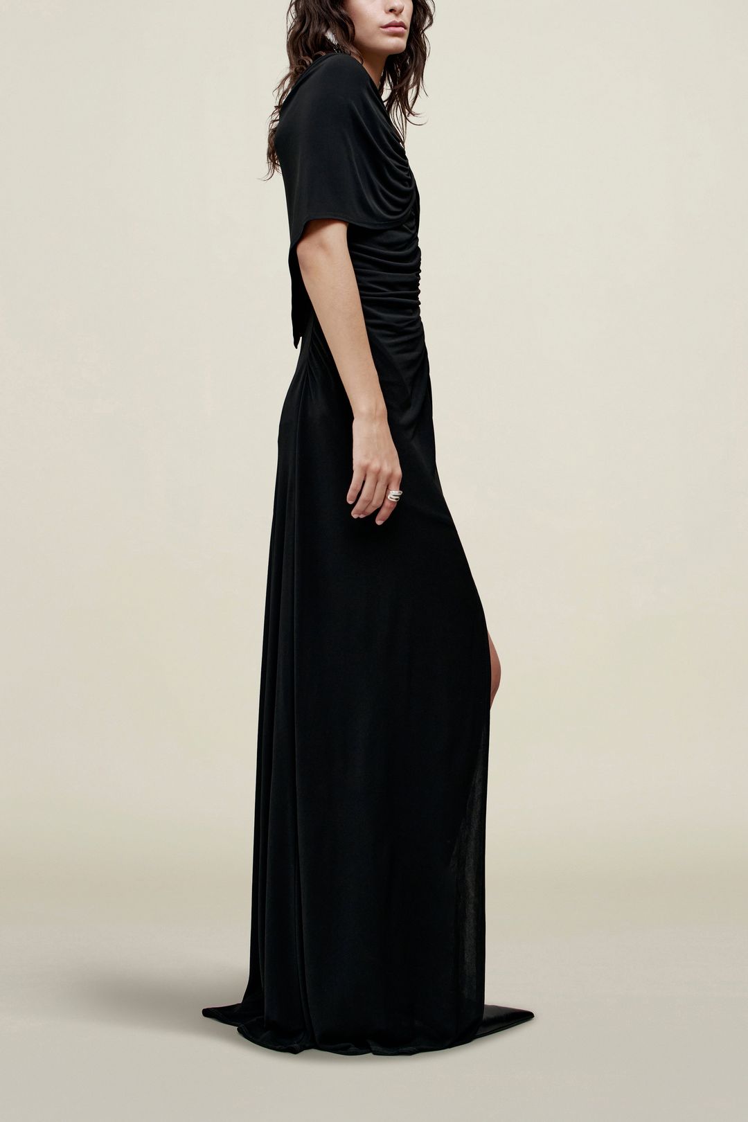 Matilda Cape Gown in Matte Jersey #4