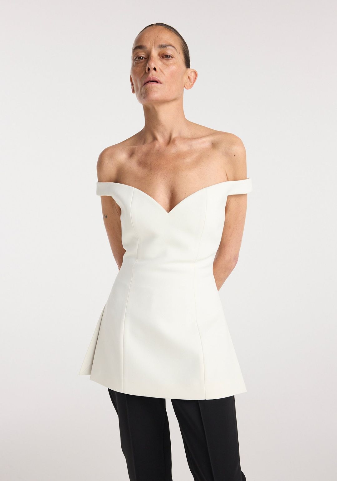 Off shoulder top | cream #4