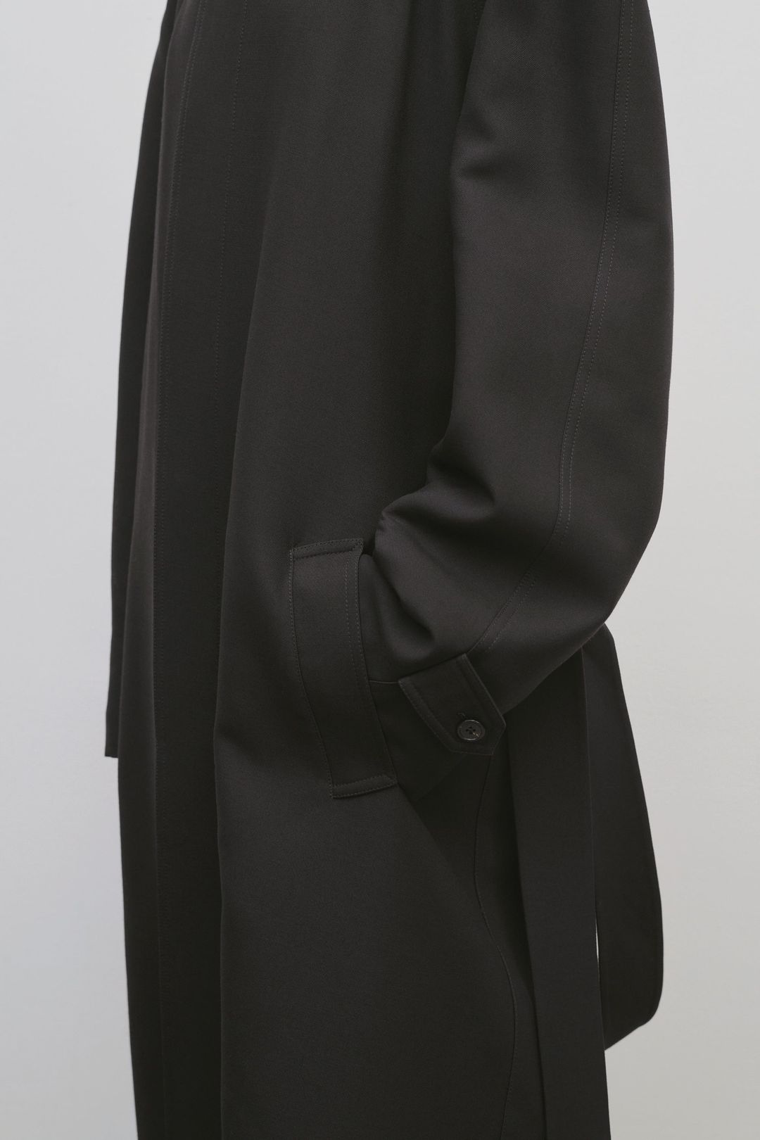 Devitt Coat in Wool and Silk #6