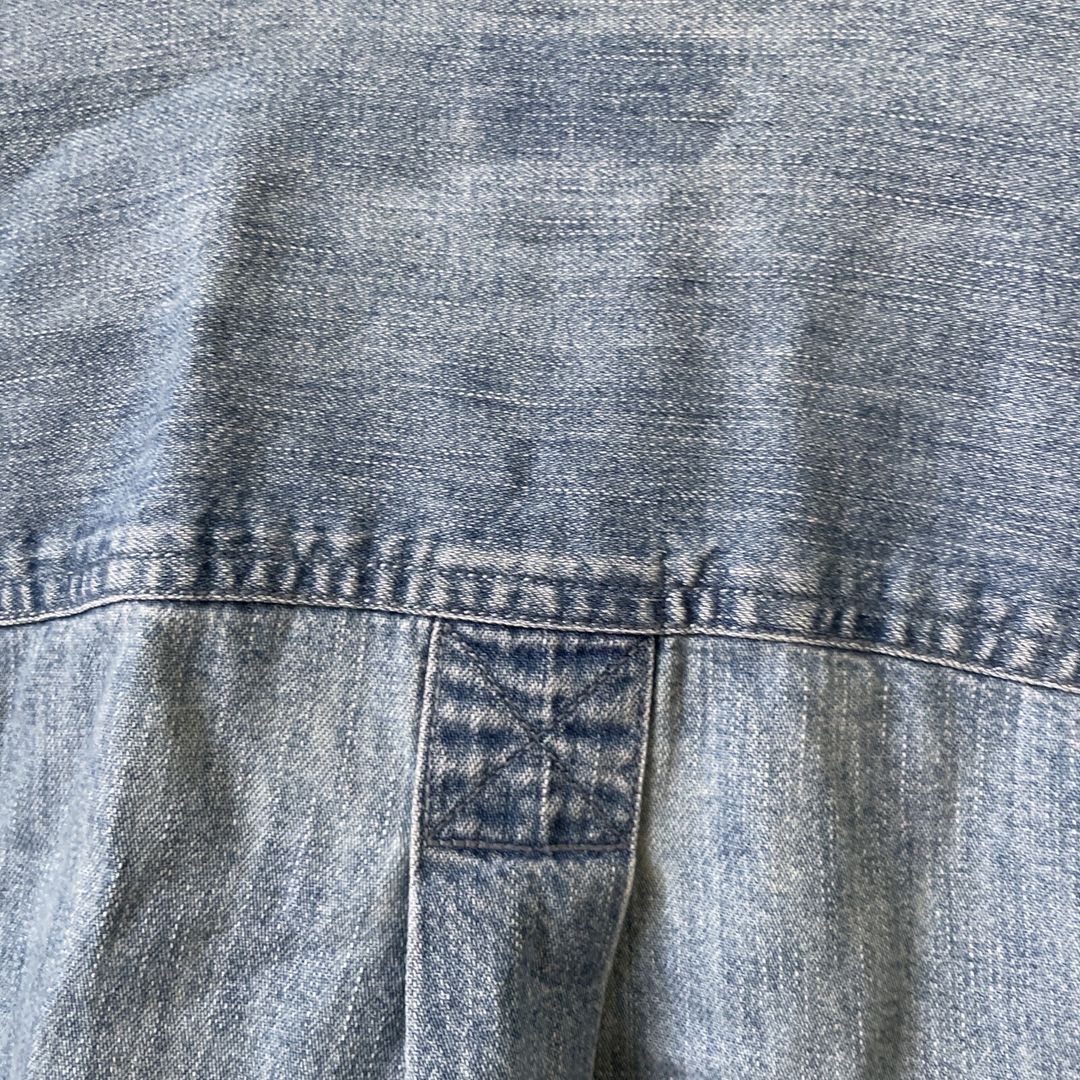 L.L. Bean Denim Vintage 90s Button Down Denim Shirt #7