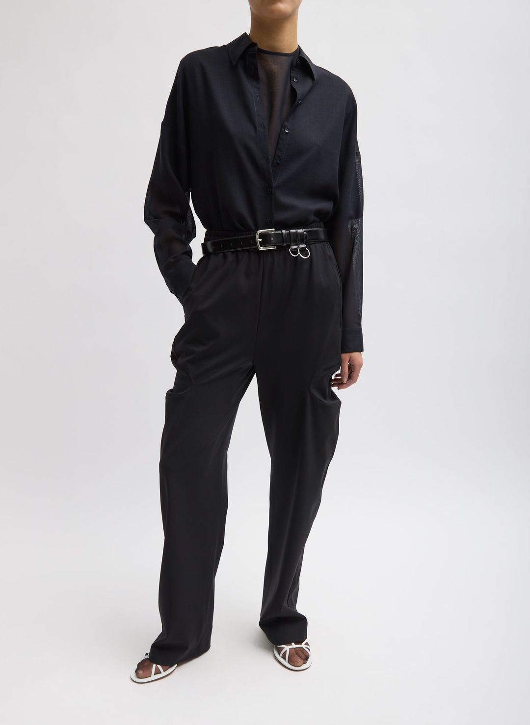 Compact Ultra Stretch Knit Sculpted Meir Pant