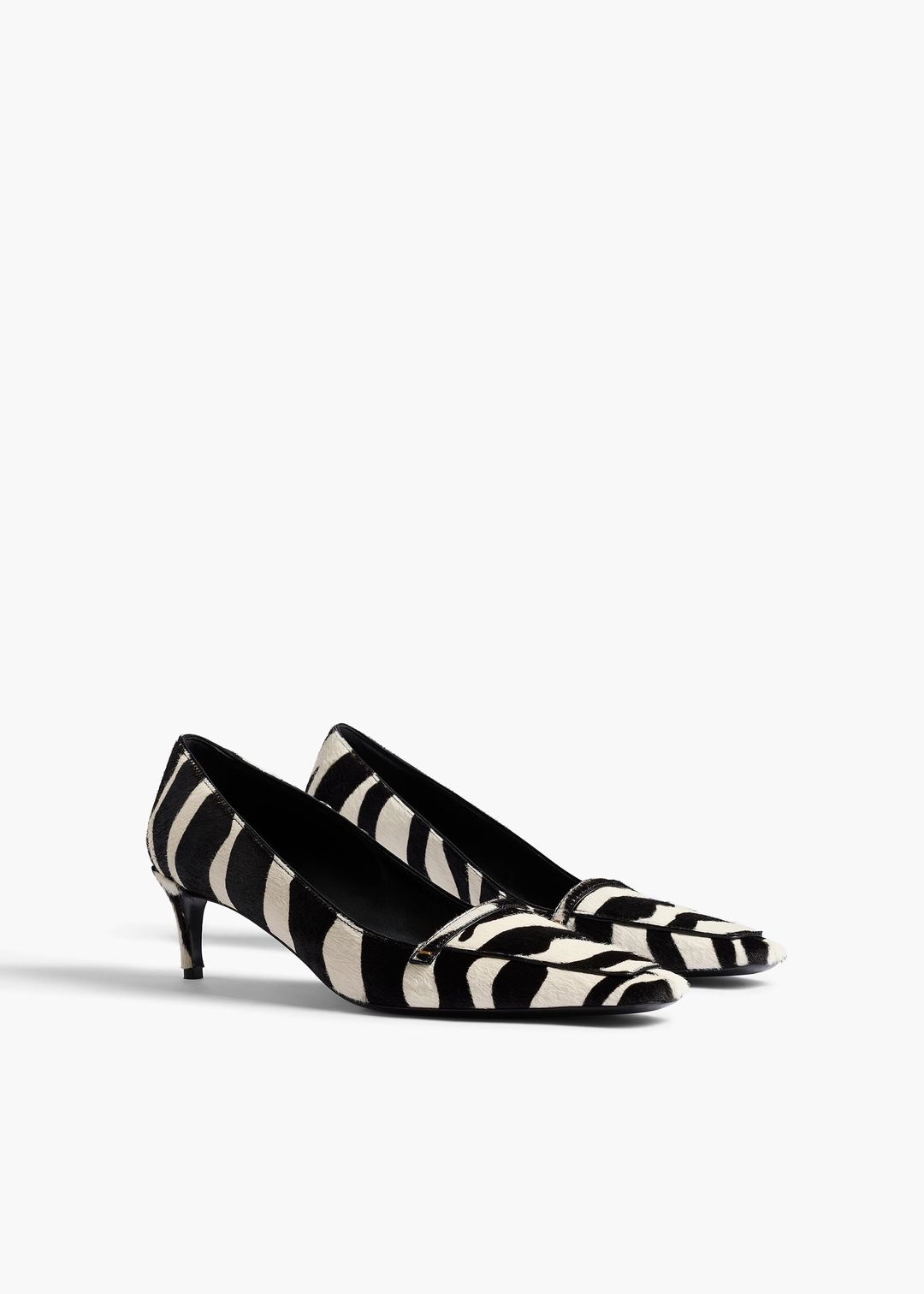 Celia Pump in Zebra Print Haircalf