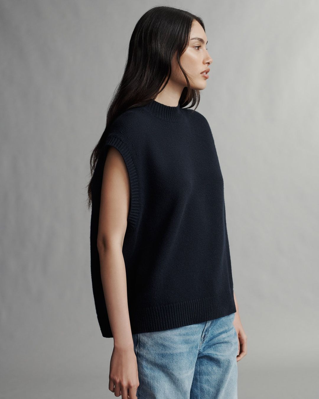 Merritt Vest in Cashmere #6