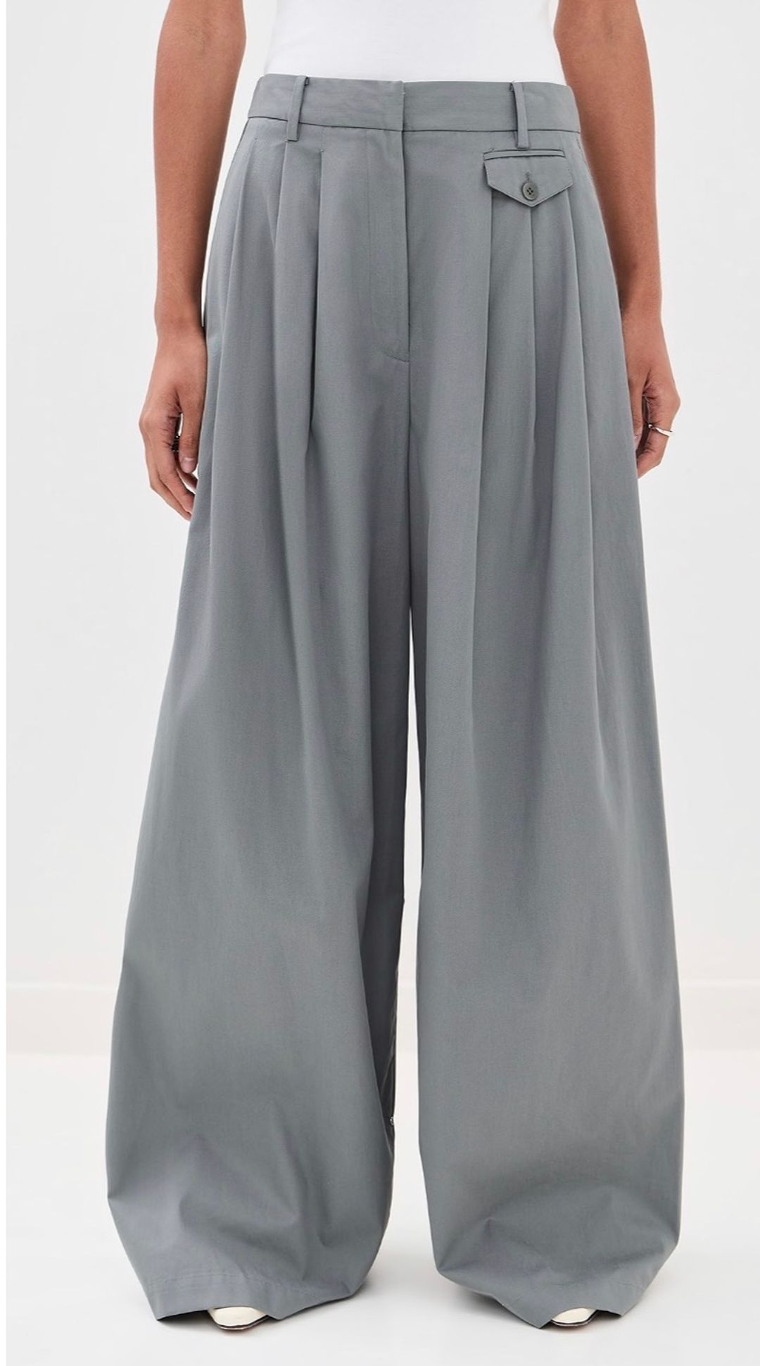 Bio Twill Triple Pleat Pant