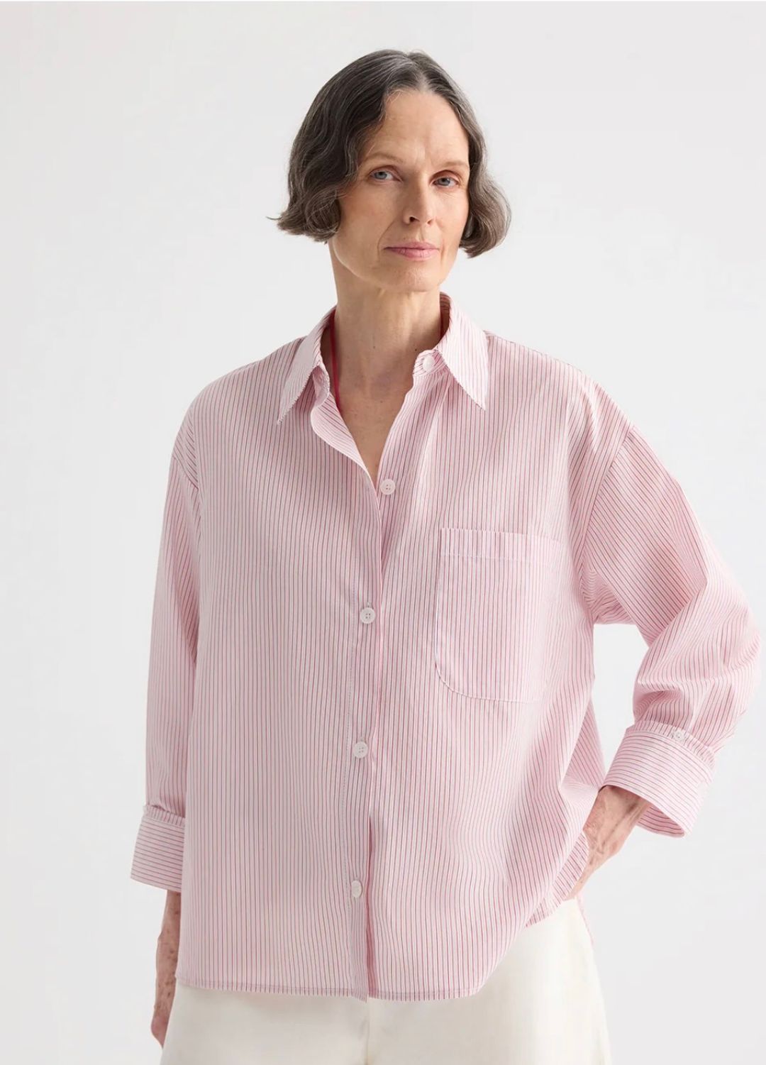 Newest Earl Shirt in Cotton Stripes