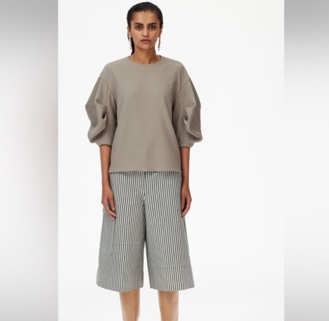 Tibi railroad shorts