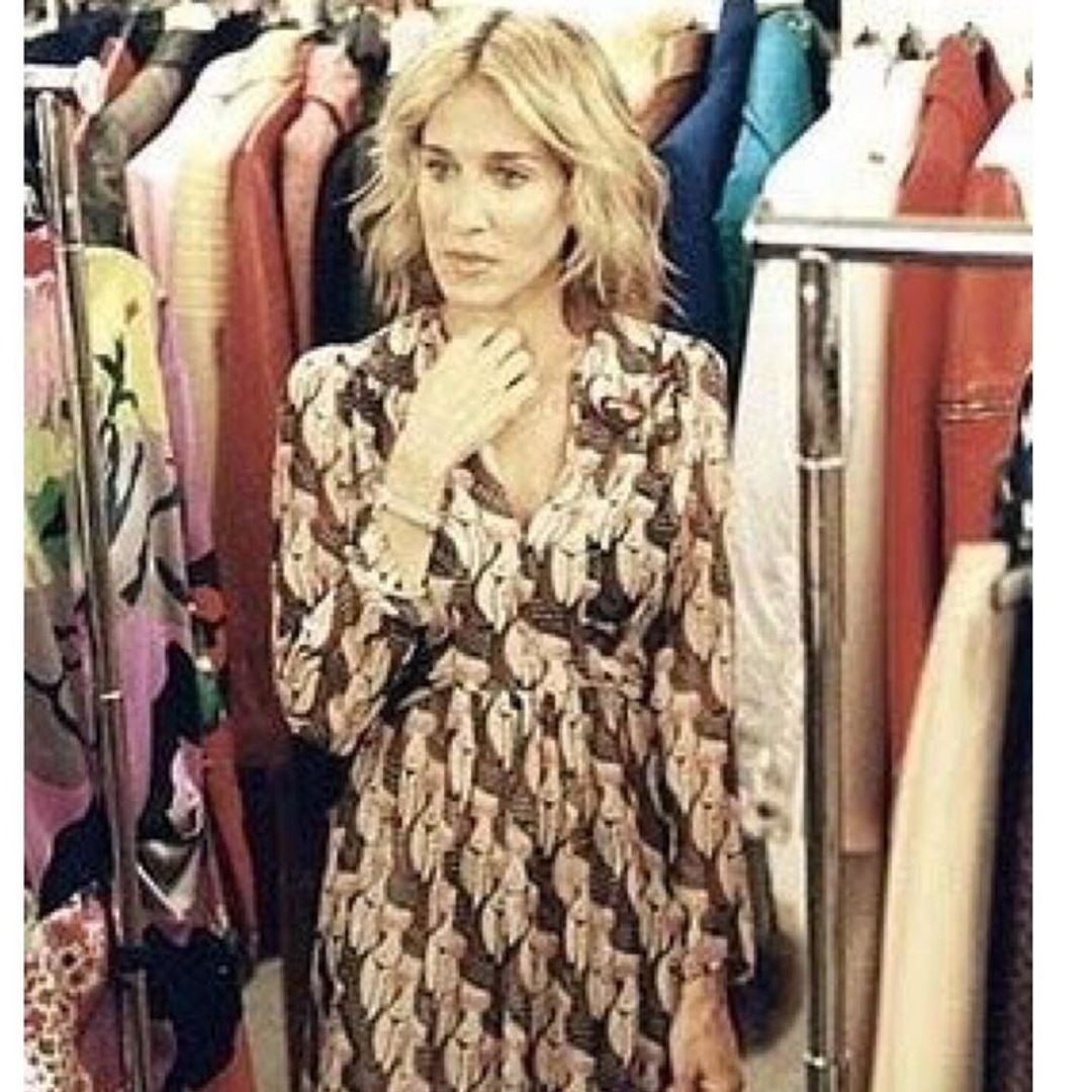 2001 Naked Lady Print Top - As seen on Carrie Bradshaw