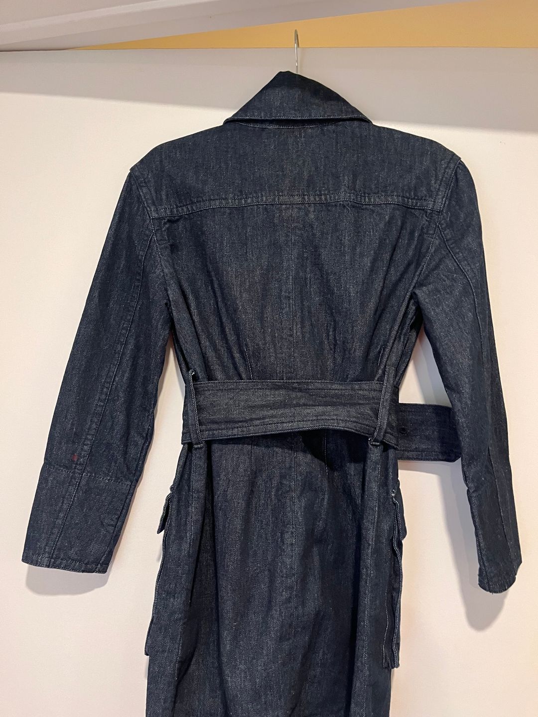 Banana Republic Mia Denim Belted Dress Women Size Small #6