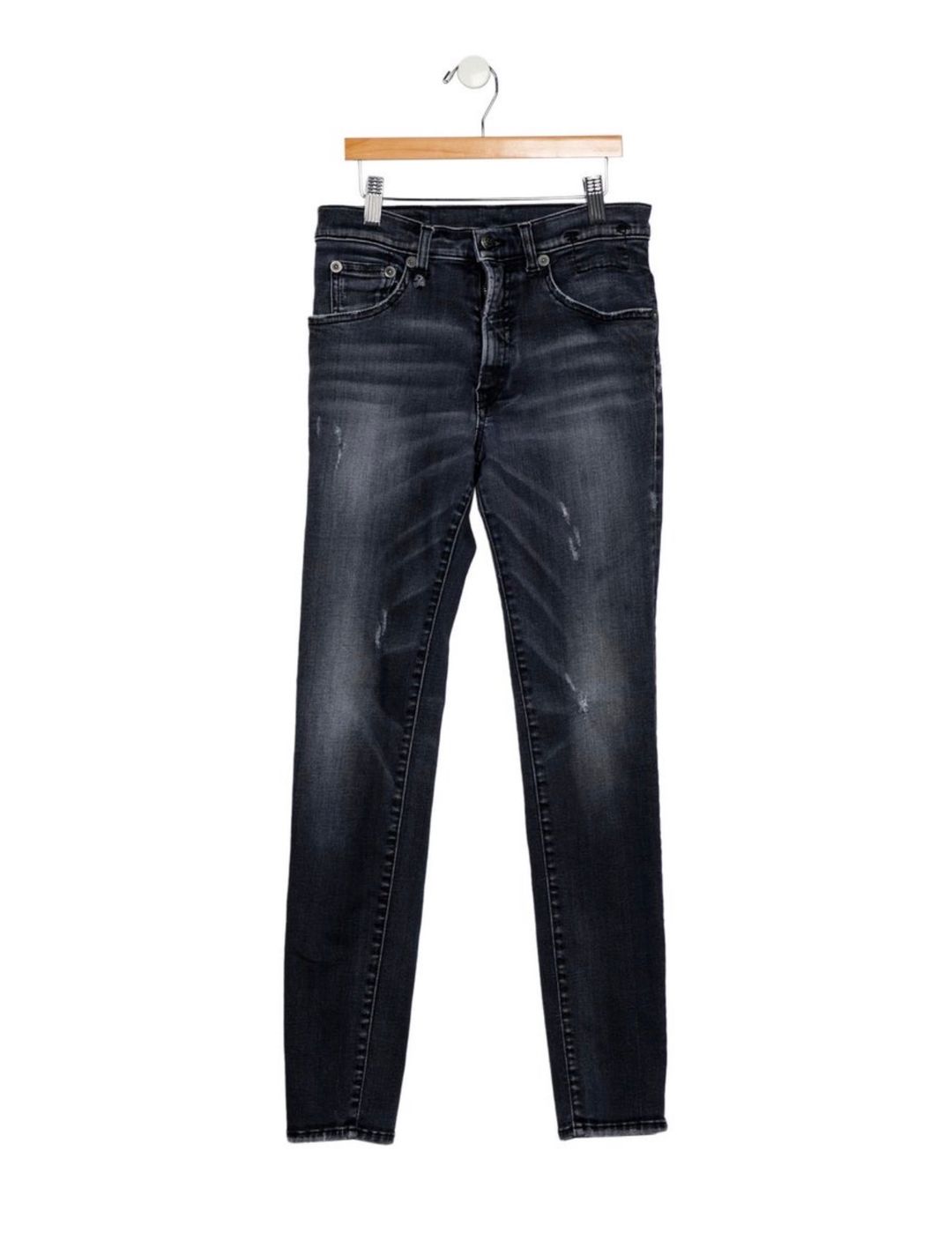 Mid rise skinny leg jeans 