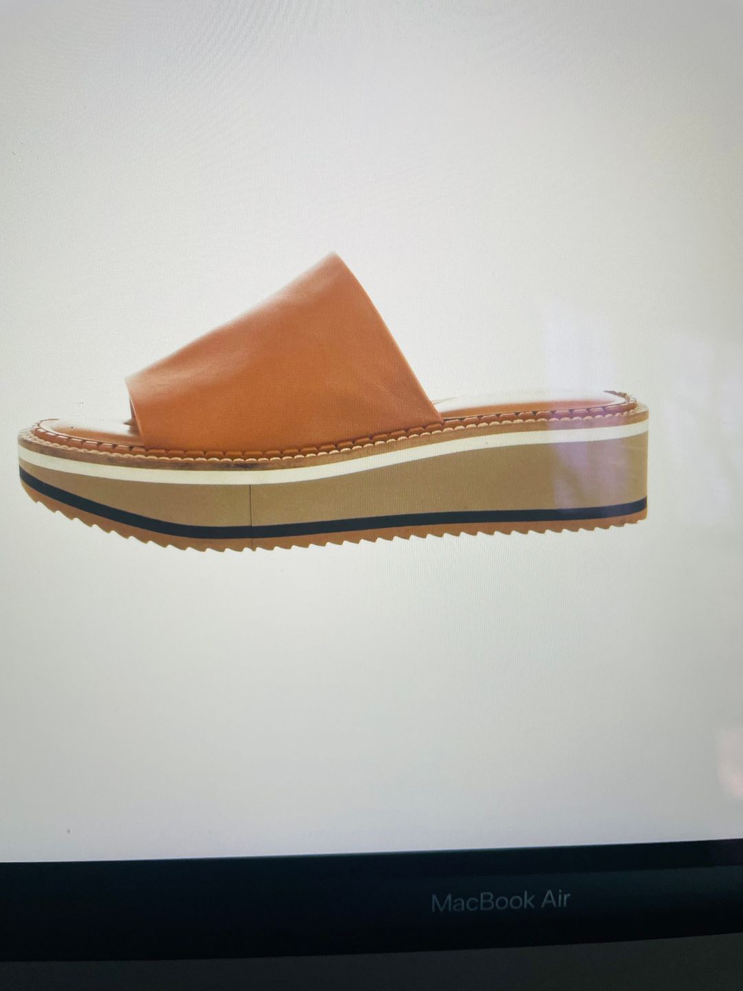 Wedge Sandal worn once outside home for a few hours