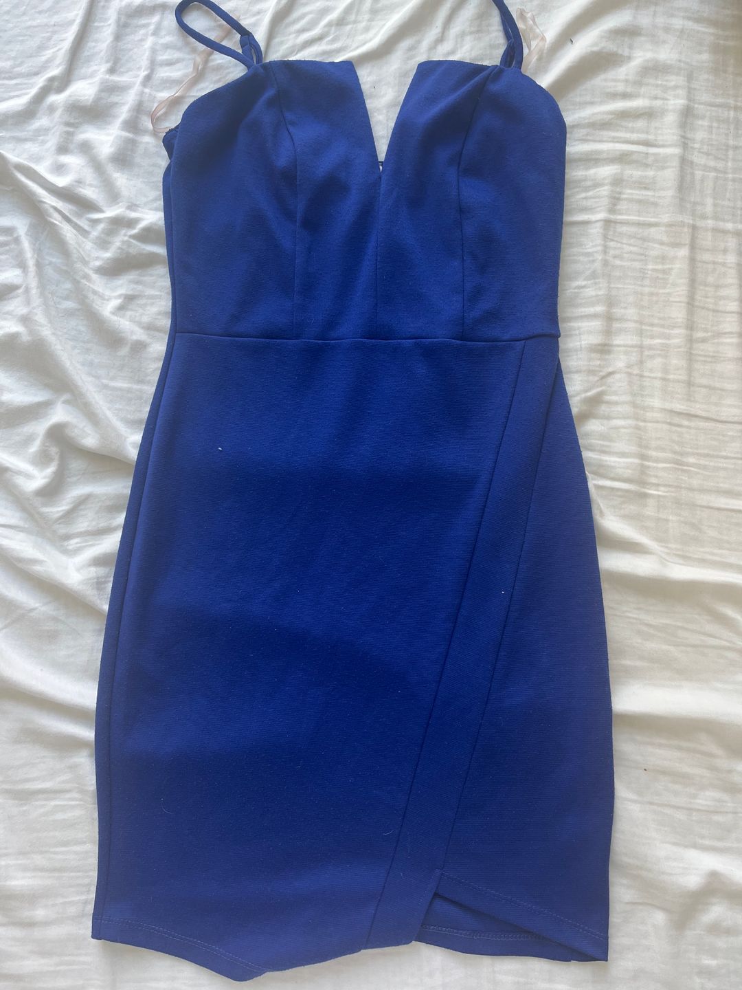 Blue cocktail dress