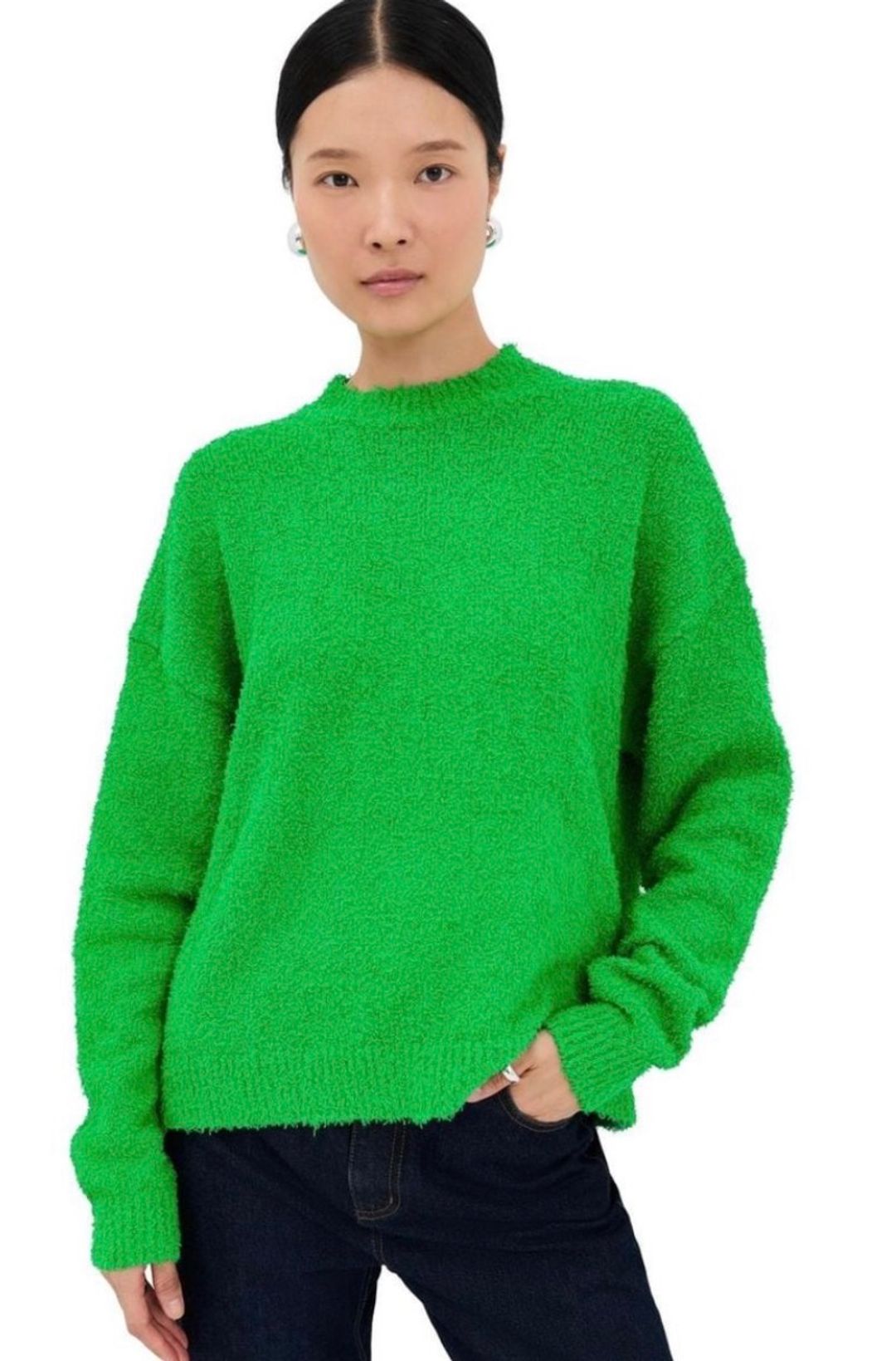 NWT Green serviette crew neck
