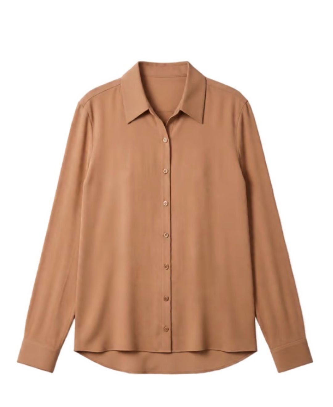 Feather Weight Eco Crepe Slim Shirt