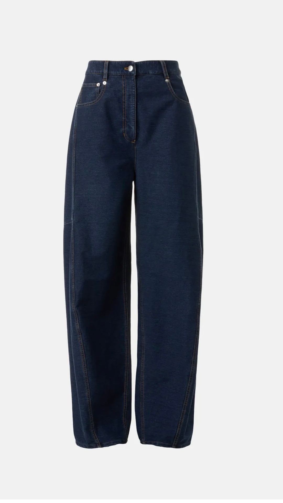 Indigo Barre Denim Knit Sid Jean